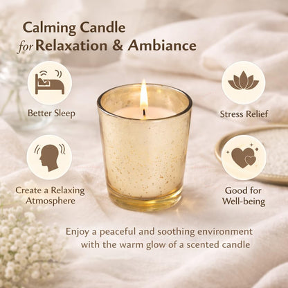 48-Pack Clear Glass Votive Candles – 10–12 Hour Long Burn, Unscented, Ivory, Bulk Set for Weddings, Events & Table Centerpieces – Hosley