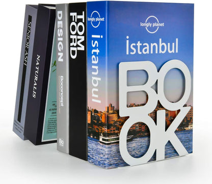 Book Ends,BookEnds Supports for Bookrack Desk,Bookend are Used for Books, Unique Appearance Design,Heavy Duty