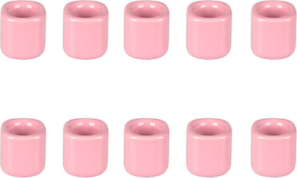 Mega Candles 5 pcs Black 1/2 Inch Diameter Ceramic Chime Ritual Spell Candle Holders, Great for Casting Chimes, Meditation, Rituals, Spells, Vigil, Witchcraft, Wiccan Supplies