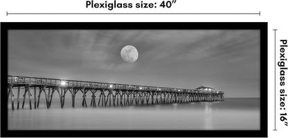 Americanflat 16x20 Picture Frame with Polished Plexiglass - Black Picture Frame - Wide Photo Frames Made of Engineered Wood for Vertical or Horizontal Wall Display - Epic Collection - Black - Colors A