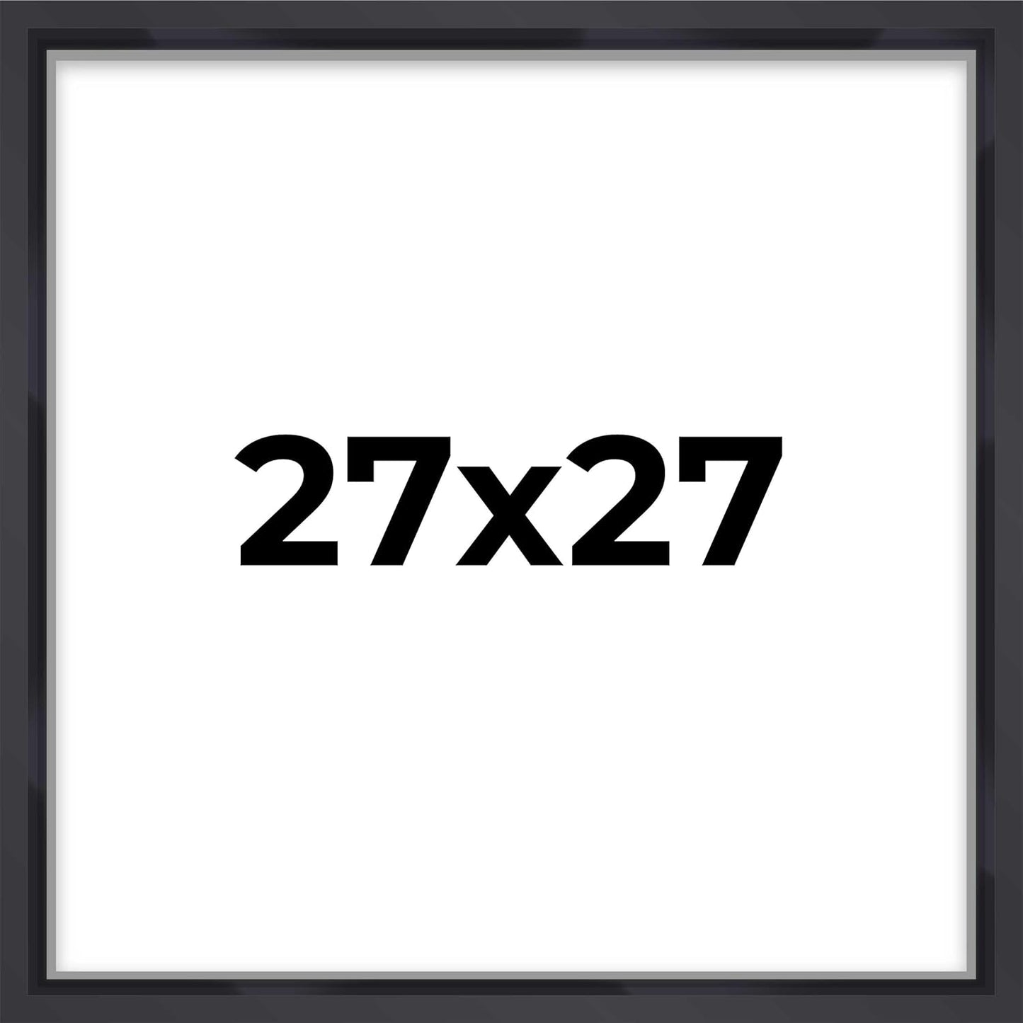 14x14 Shadow Box Black | 3/4" Depth of Usable Space | Solid Wood Pine | Includes UV Resistant Acrylic Plexiglass, Acid-Free Backing & Hanging Hardware | Made to Order in USA - Colors E