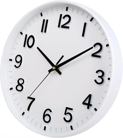 HZDHCLH Wall Clocks Battery Operated,12 inch Silent Non Ticking Modern Wall Clock for Living Room Bedroom Kitchen Office Classroom Decor (Olive Green and Gold)