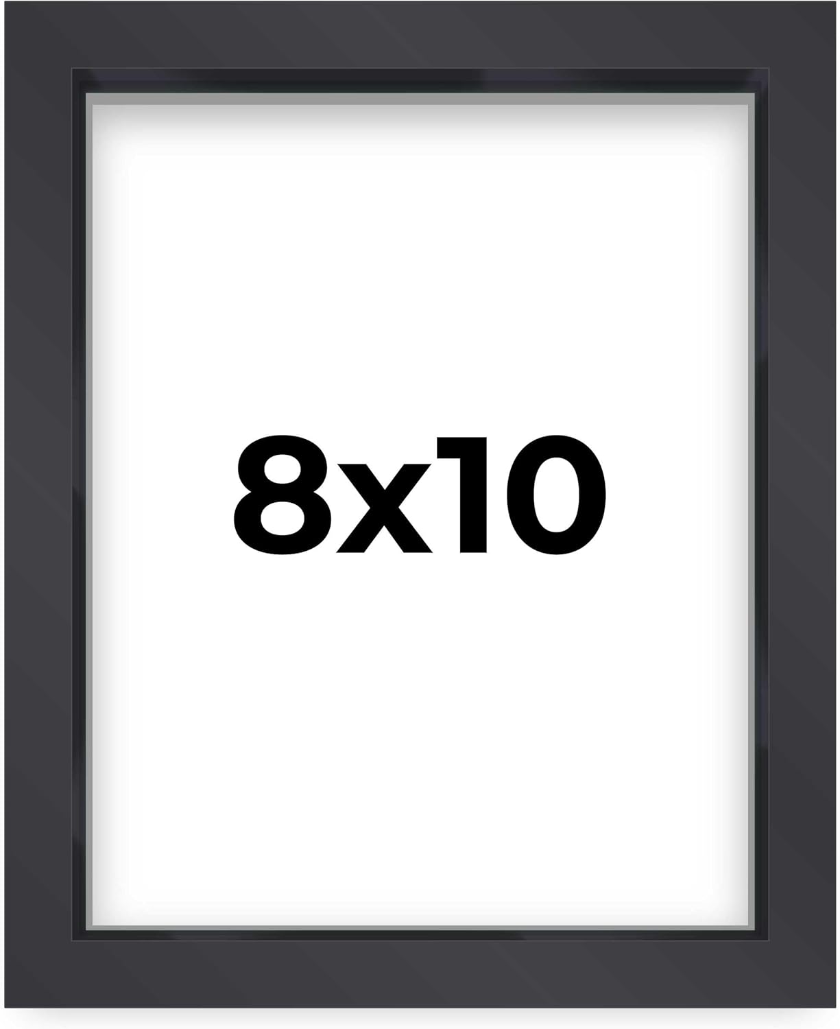 14x14 Shadow Box Black | 3/4" Depth of Usable Space | Solid Wood Pine | Includes UV Resistant Acrylic Plexiglass, Acid-Free Backing & Hanging Hardware | Made to Order in USA - Colors A