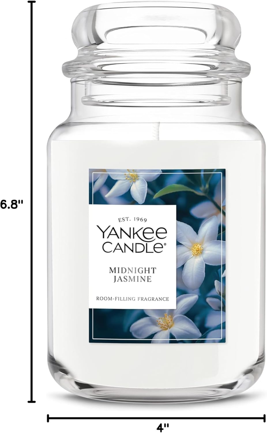 Yankee Candle Lilac Blossoms Scented Candle, 22oz Large Jar with up to 150 Hour Burn Time, Giftable, Birthdays