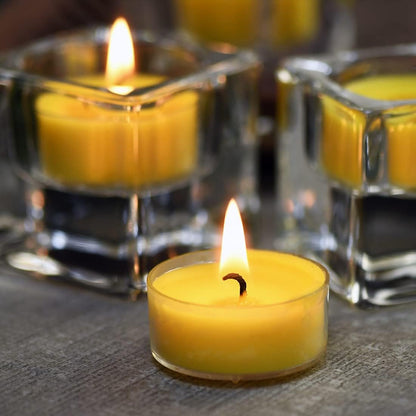 DEYBBY Natural Scented Soy Wax Tealight Candles Bulk, Romantic Rose Aromatherapy Luxury Tea Candle Set of 12-4 Hour Burn Time|Great for Valentine's Day, Birthday