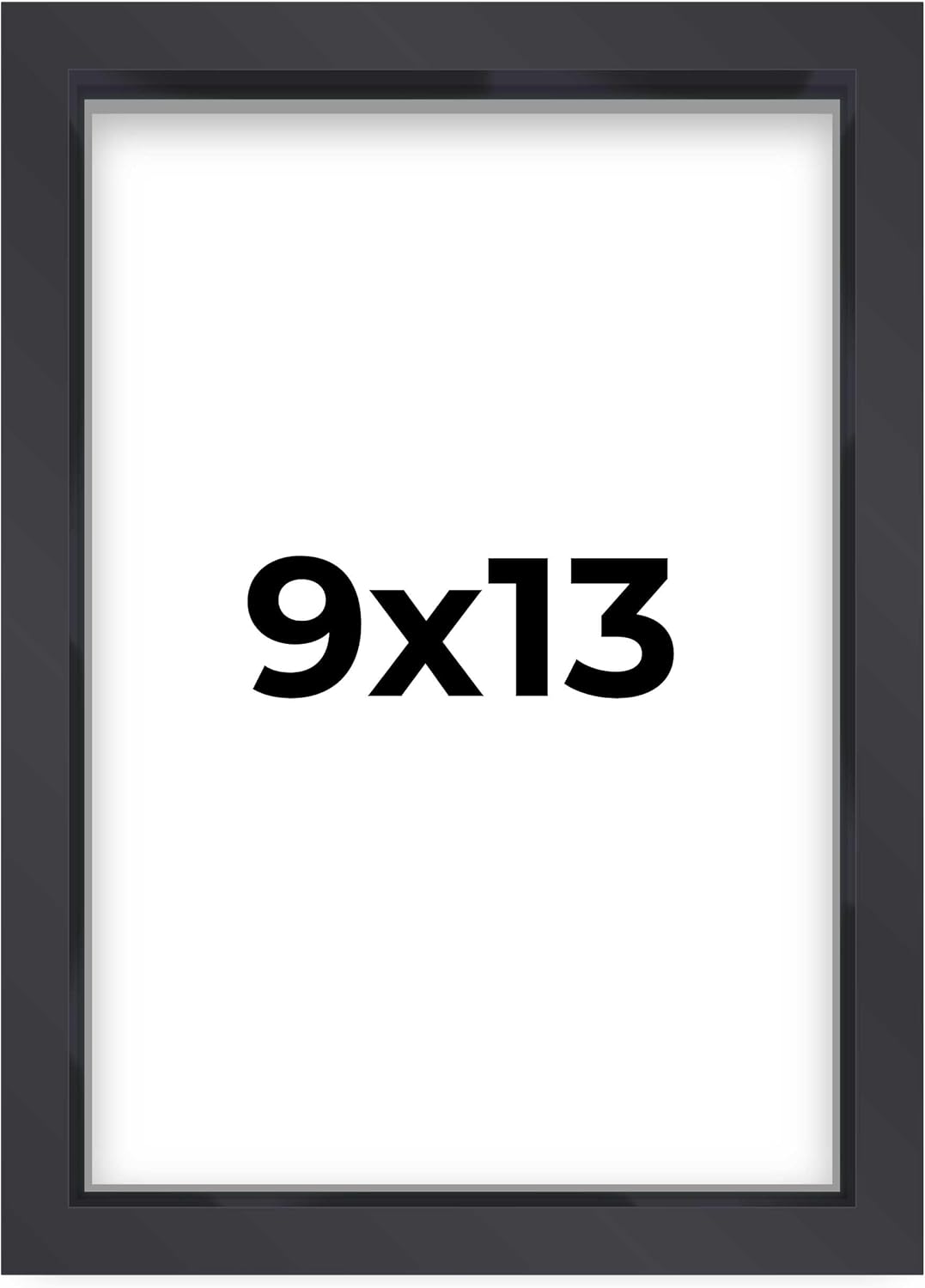 14x14 Shadow Box Black | 3/4" Depth of Usable Space | Solid Wood Pine | Includes UV Resistant Acrylic Plexiglass, Acid-Free Backing & Hanging Hardware | Made to Order in USA - Colors G