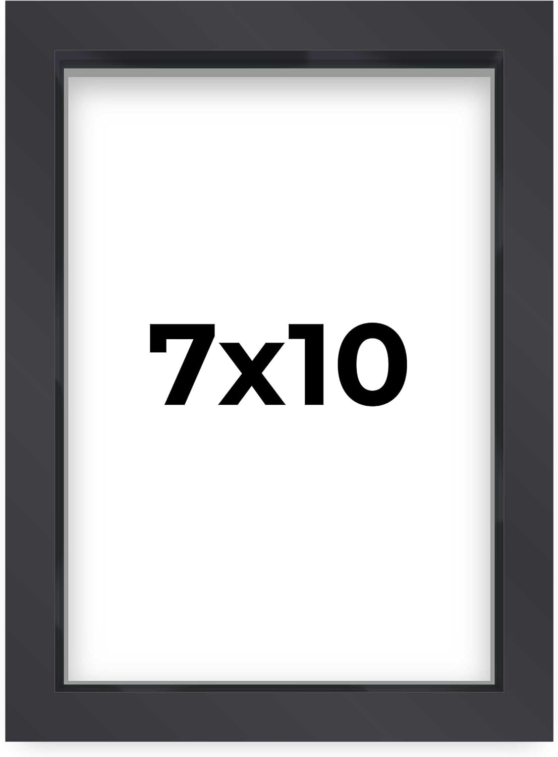 14x14 Shadow Box Black | 3/4" Depth of Usable Space | Solid Wood Pine | Includes UV Resistant Acrylic Plexiglass, Acid-Free Backing & Hanging Hardware | Made to Order in USA - Colors C
