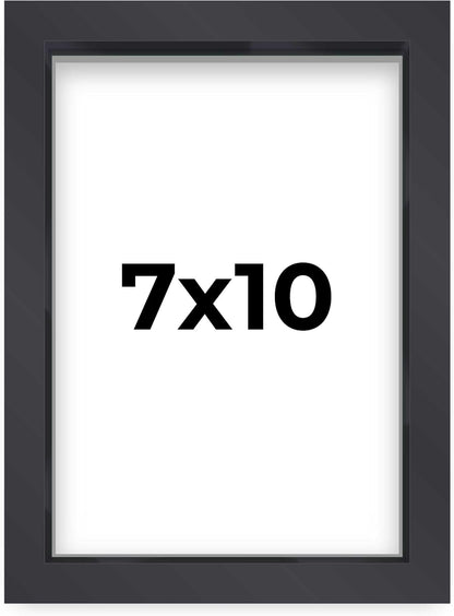 14x14 Shadow Box Black | 3/4" Depth of Usable Space | Solid Wood Pine | Includes UV Resistant Acrylic Plexiglass, Acid-Free Backing & Hanging Hardware | Made to Order in USA - Colors C