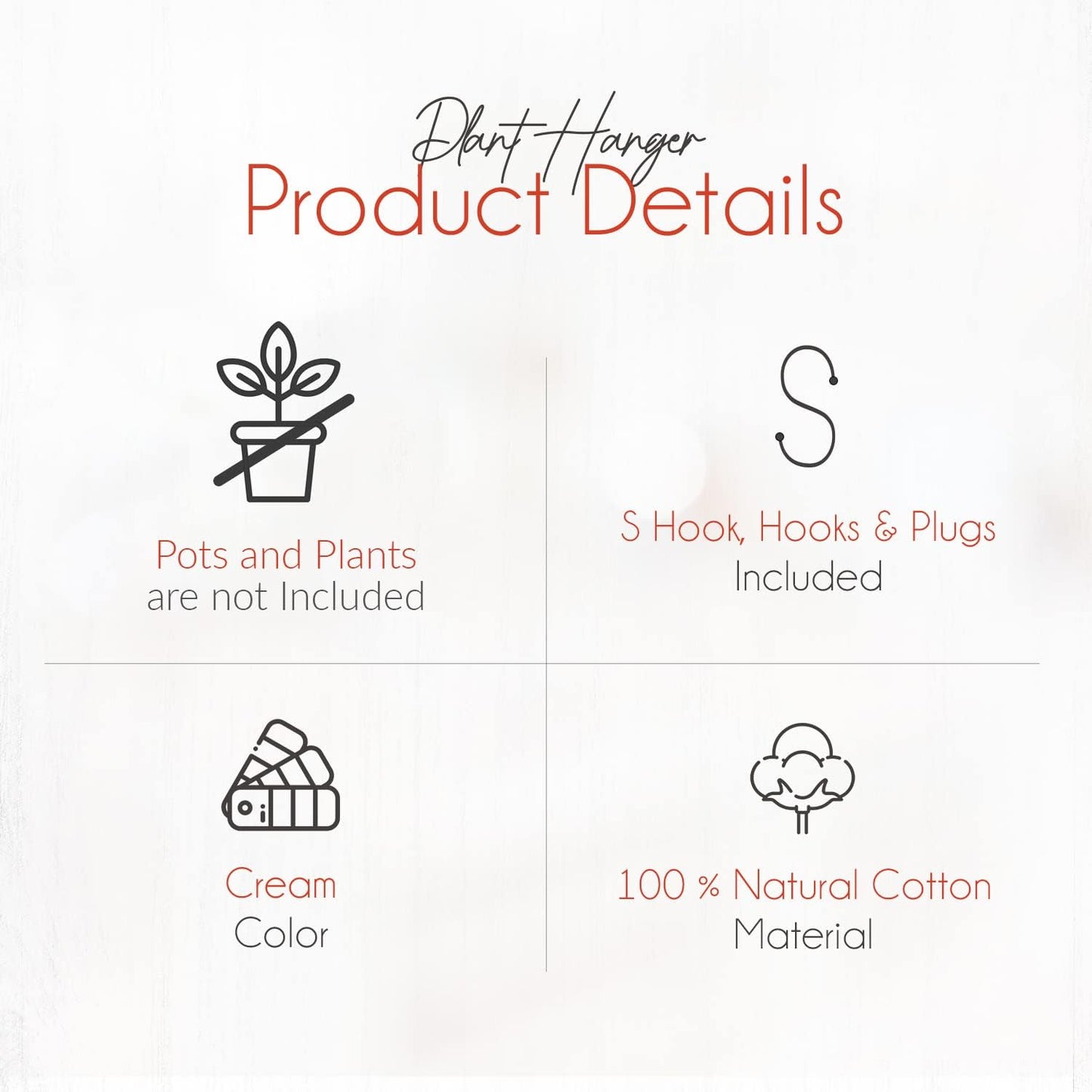feedee Macrame Plant Hangers Indoor Macrame Hanging Planters for Indoor Plants, 6 Pack Hanging Plant Holders Indoor Hanging, Macromay Plant Hangers for Indoor Plant Hanger, Outdoor Flower Pots Holder