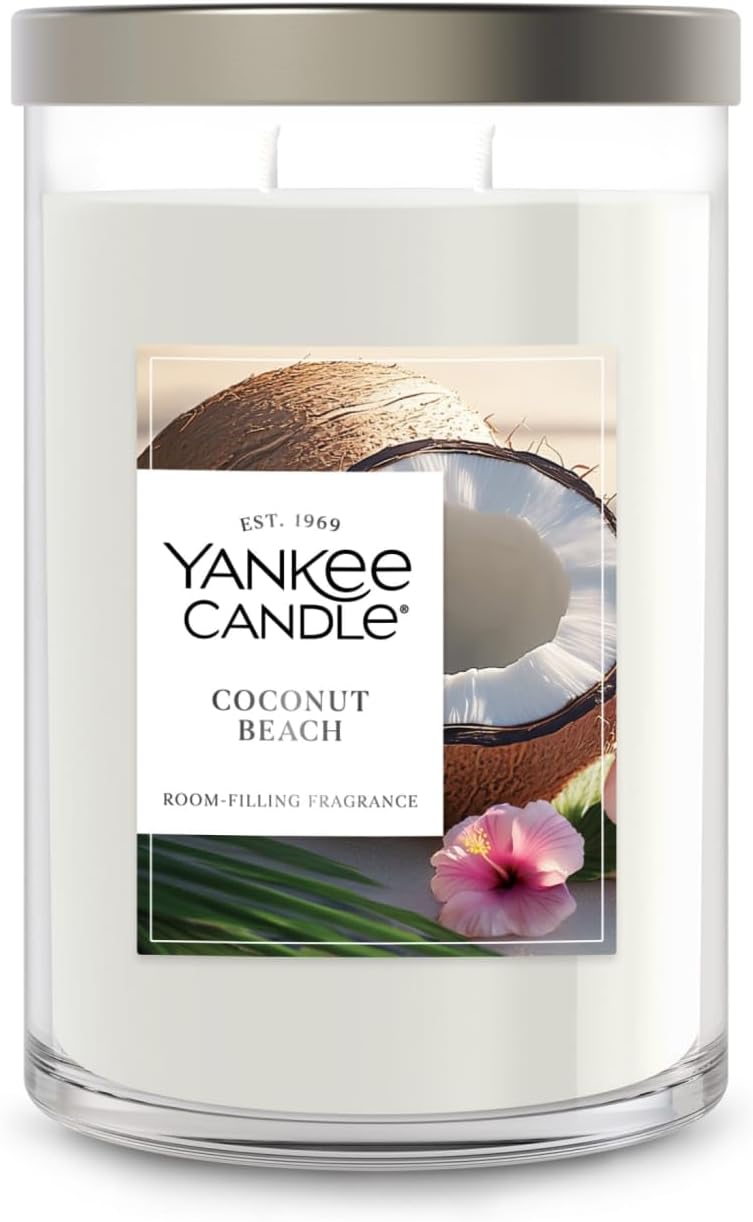Yankee Candle Large Tumbler Scented Candle with up to 80 Hour Burn Time, Premium Plant Wax Blend for Consistent Burn, 20 oz Tumbler Candle with Room Filling Fragrance, Midsummer's Night