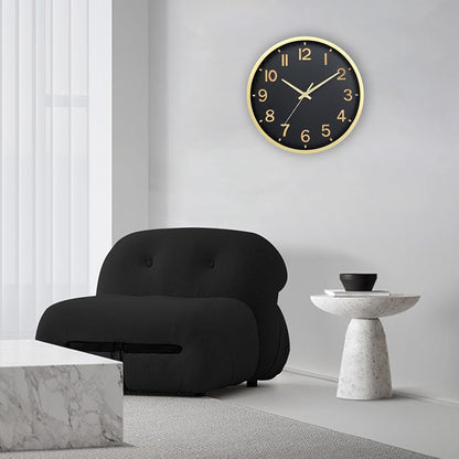 Wall Clocks Battery Operated 8 inch Modern Wall Clock,Silent Non Ticking Wall Clock for Living Room Bedroom Kitchen Office Classroom Decor (Green White)