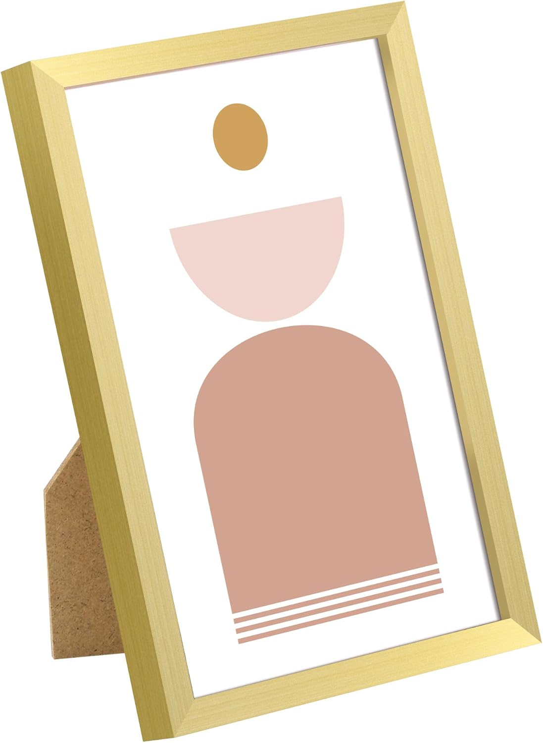 upsimples 5x7 Picture Frame Set of 3, Made of High Definition Glass for 5 x 7 Black Frames, Wall and Tabletop Display Thin Border Photo Frame for Home Décor