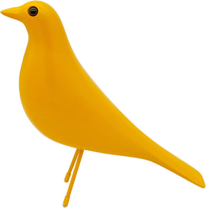 Mid Century Sculpture House Bird - Office Decor Desk Dove Ornament Arts Gift Replica (Yellow)