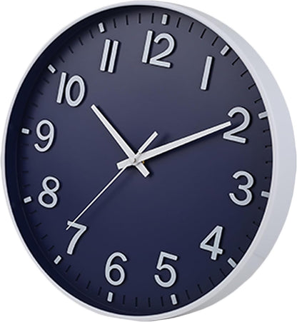 HZDHCLH Wall Clocks Battery Operated,12 inch Silent Non Ticking Modern Wall Clock for Living Room Bedroom Kitchen Office Classroom Decor (Olive Green and Gold)
