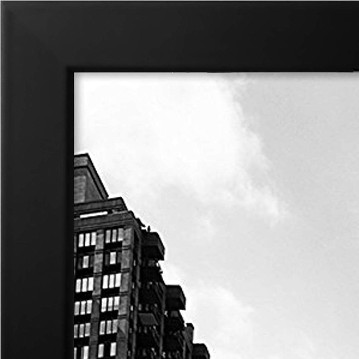 Americanflat 12x18 Poster Frame with Shatter-Resistant Glass - Signature Collection - Gallery-Style Frames Made of Engineered Wood - Photo Frame for Wall Display - Black - Colors C