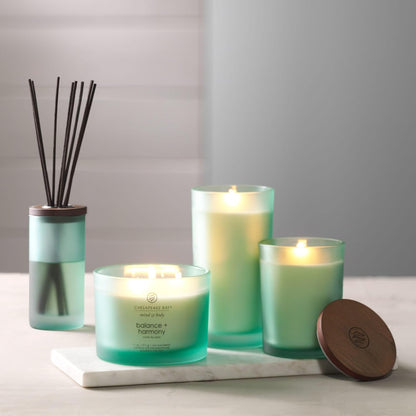 Chesapeake Bay Candle PT40886 Scented Candle Awaken + Invigorate (Lemongrass Eucalyptus) Medium Green Home Décor