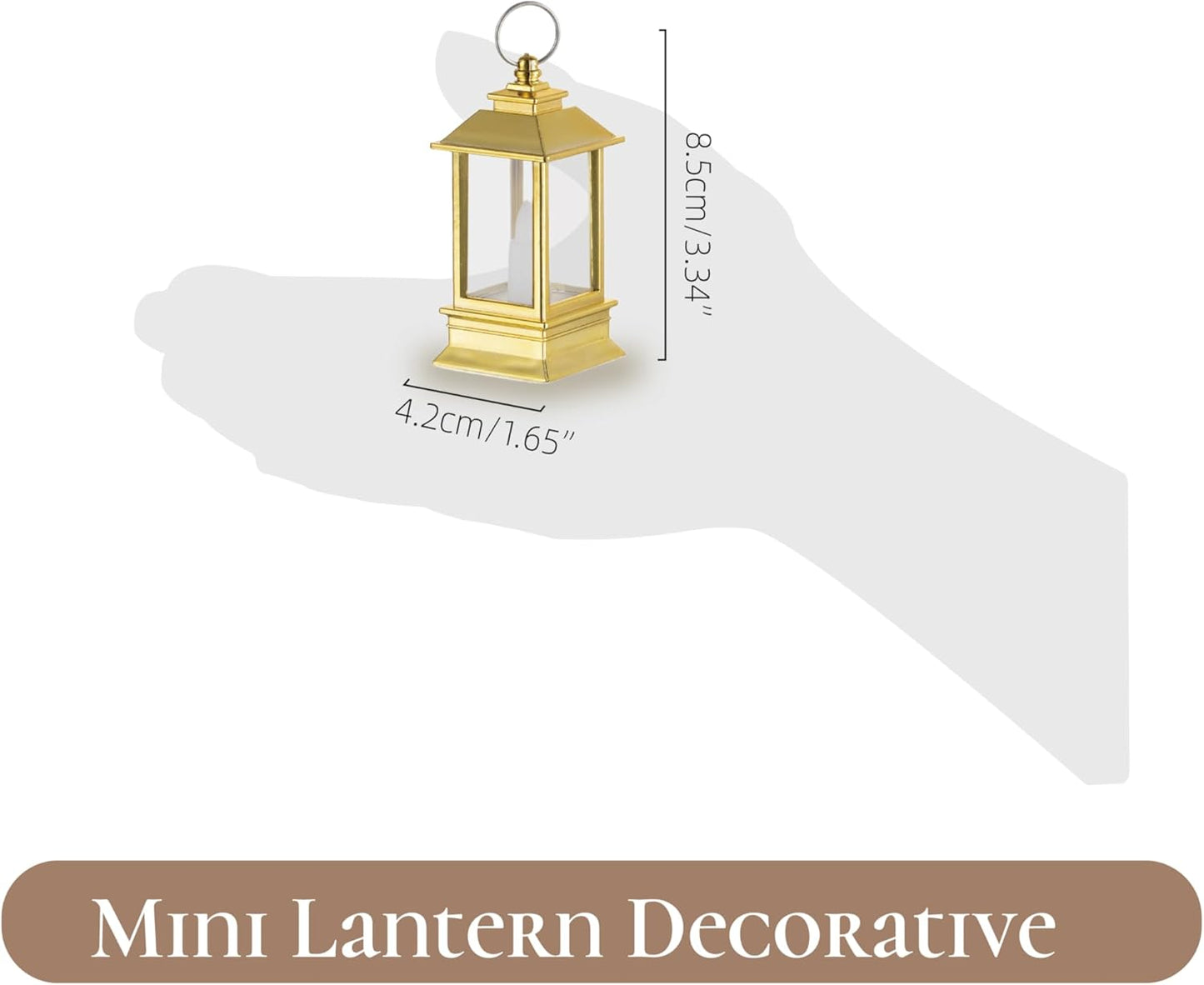Black Lanterns Decorative Indoor: 24 Pcs Starlight Mini LED Lantern for Centerpiece Table Decorations Halloween Christmas Wedding Party Camping Decor