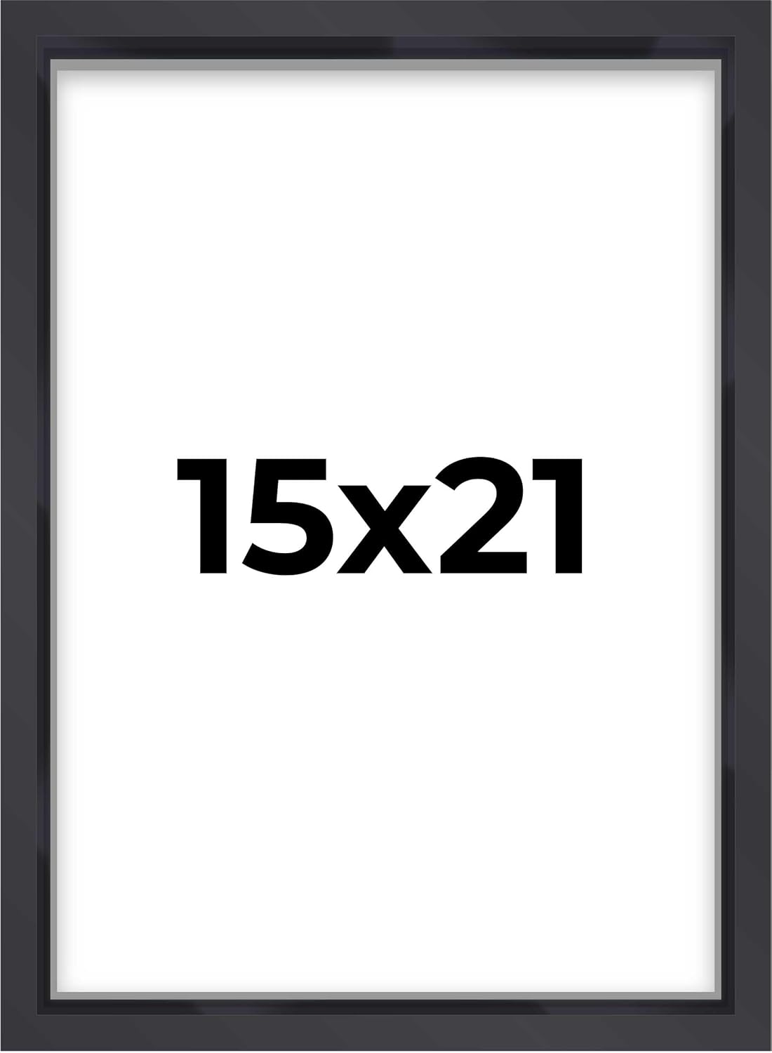 14x14 Shadow Box Black | 3/4" Depth of Usable Space | Solid Wood Pine | Includes UV Resistant Acrylic Plexiglass, Acid-Free Backing & Hanging Hardware | Made to Order in USA - Colors D
