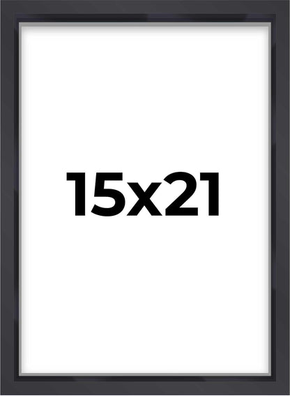 14x14 Shadow Box Black | 3/4" Depth of Usable Space | Solid Wood Pine | Includes UV Resistant Acrylic Plexiglass, Acid-Free Backing & Hanging Hardware | Made to Order in USA - Colors D