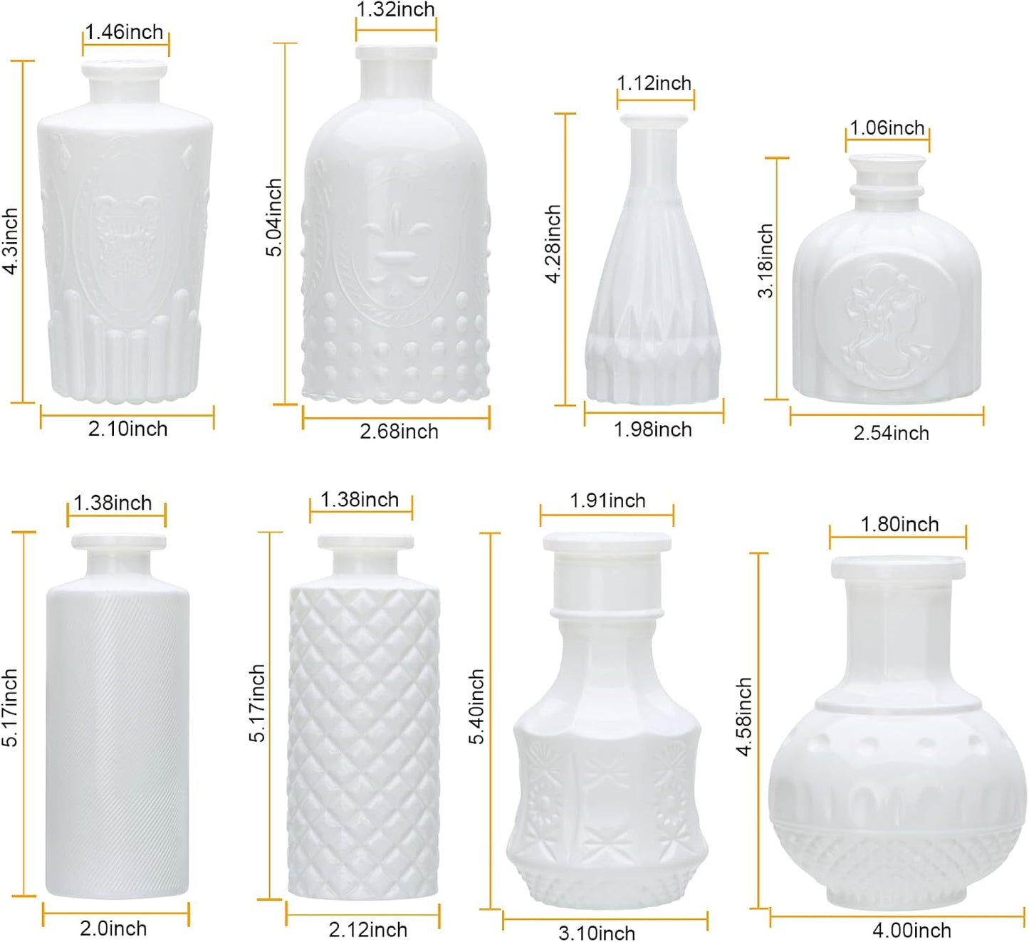 Glass Bud Vase Set of 32 pcs,Bud Vases in Bulk,Small Vases for Centerpieces, Mini Flower Vase Bulk for Rustic Wedding Home Table Decorations