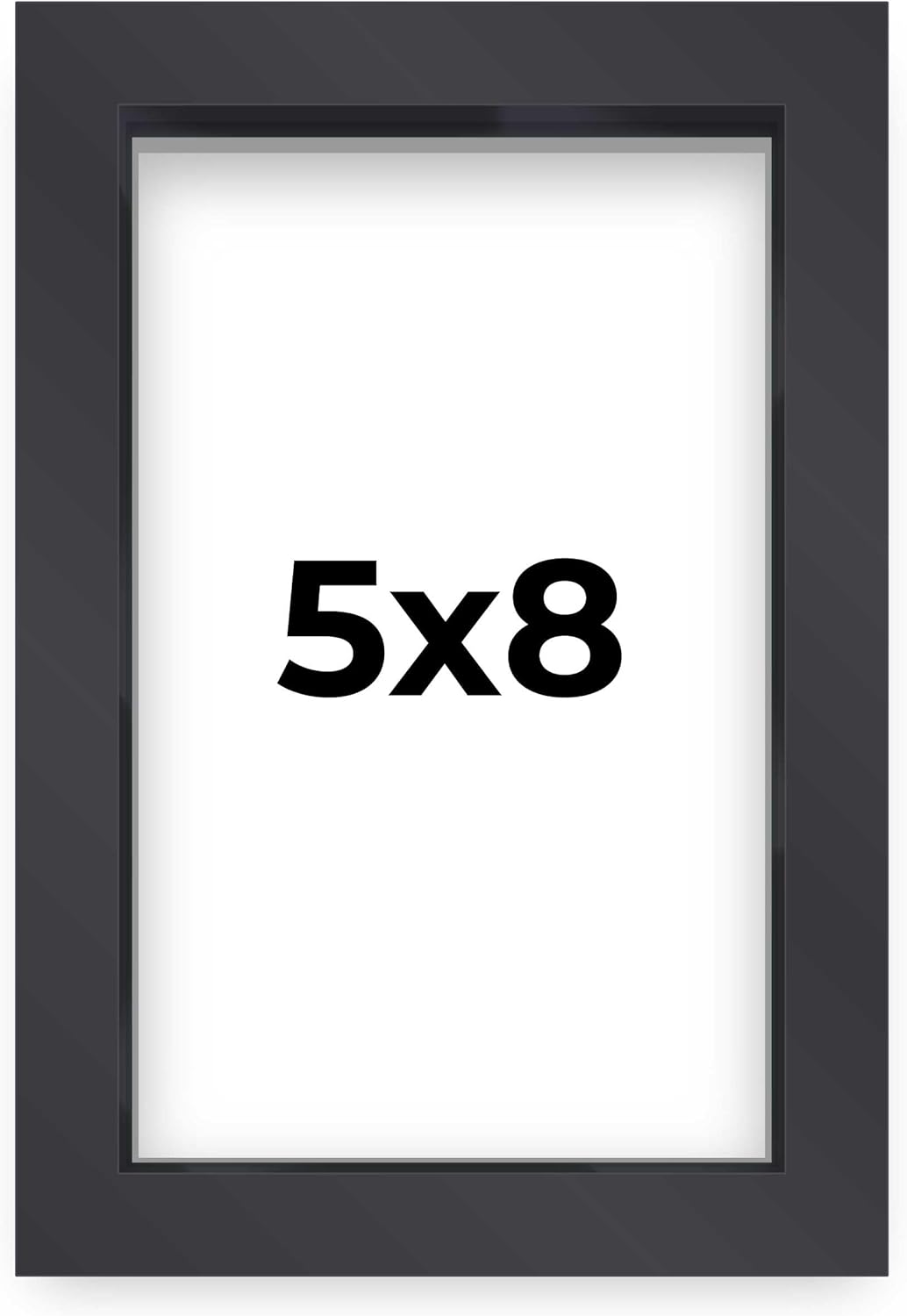 14x14 Shadow Box Black | 3/4" Depth of Usable Space | Solid Wood Pine | Includes UV Resistant Acrylic Plexiglass, Acid-Free Backing & Hanging Hardware | Made to Order in USA - Colors A