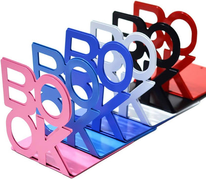 Book Ends,BookEnds Supports for Bookrack Desk,Bookend are Used for Books, Unique Appearance Design,Heavy Duty