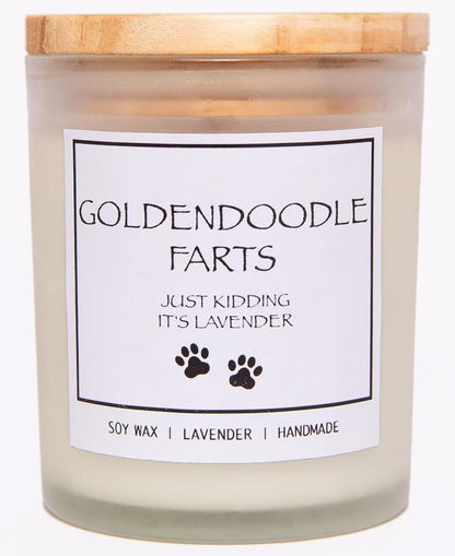 Pug Gifts & Decor, Dog Mom Gifts for Women, Dog Farts Candle, Pet Friendly Lavender Scented Candle