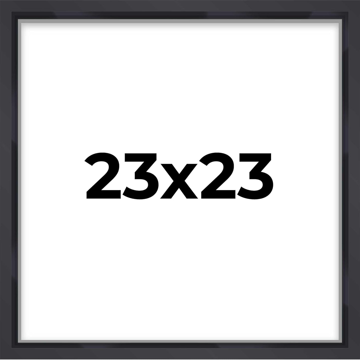 14x14 Shadow Box Black | 3/4" Depth of Usable Space | Solid Wood Pine | Includes UV Resistant Acrylic Plexiglass, Acid-Free Backing & Hanging Hardware | Made to Order in USA - Colors D