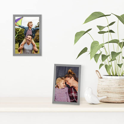 Americanflat 24x36 Poster Frame with Polished Plexiglass - Streamline Collection - Thin Border Picture Frame for Wall Display - Hanging Hardware Included - Black - Colors A