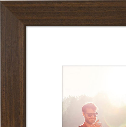 Americanflat 4x6 Collage Picture Frame with Shatter-Resistant Glass - Fits Five 4x6 Photos or Use as One 11x14 Picture Frame - Signature Collection - Collage Frames for Wall Display - Black
