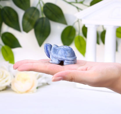 DUQGUHO Bunny Decor Easter Rabbit Decor Crystals Easter Gifts Decoration Bunny Statue Amethyst Crystals Figurines Bunny 1.5’’
