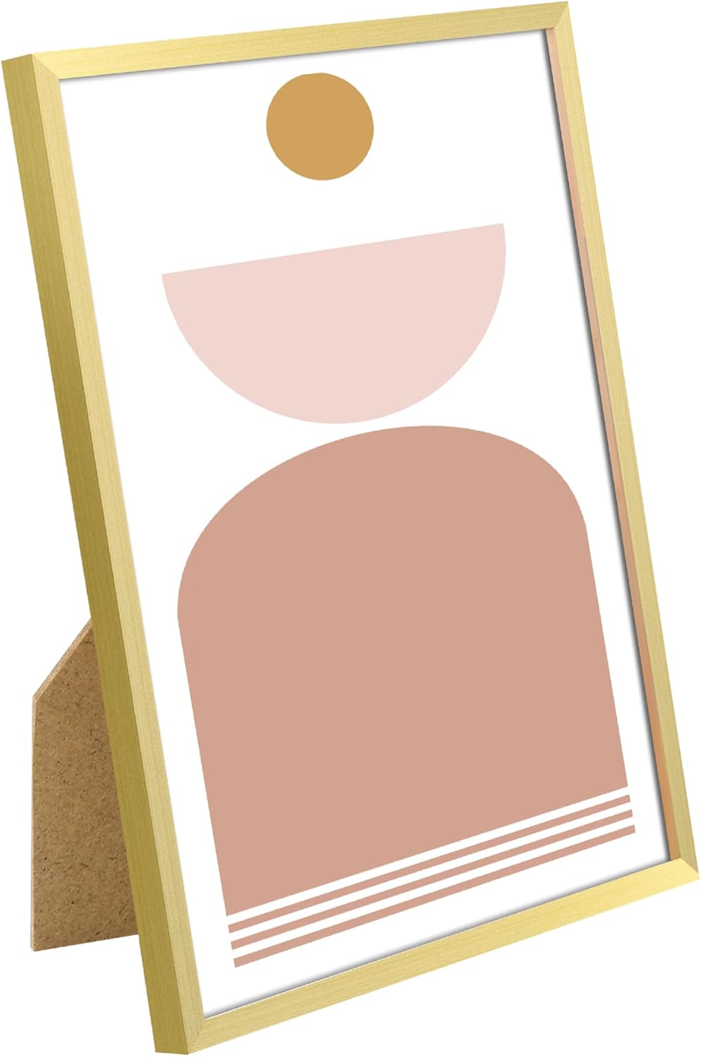 upsimples 5x7 Picture Frame Set of 3, Made of High Definition Glass for 5 x 7 Black Frames, Wall and Tabletop Display Thin Border Photo Frame for Home Décor