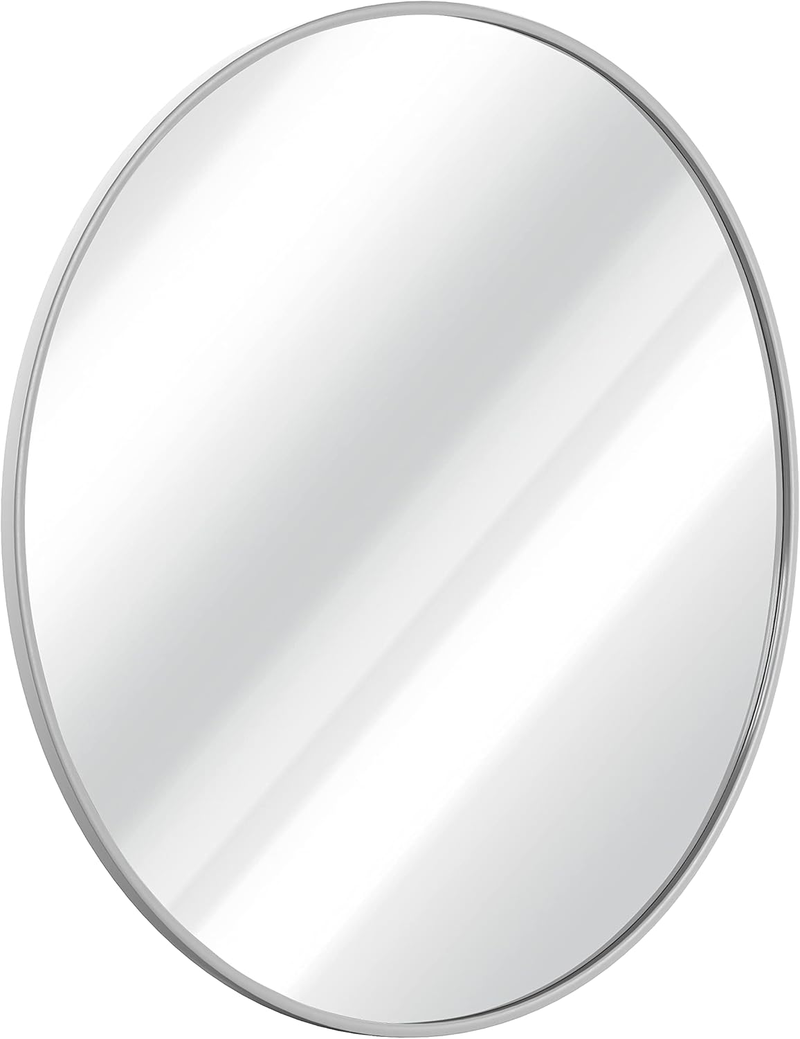 Gold Circle Wall Mirror 24 Inch Round Wall Mirror for Entryways, Washrooms, Living Rooms and More (Gold, 24")
