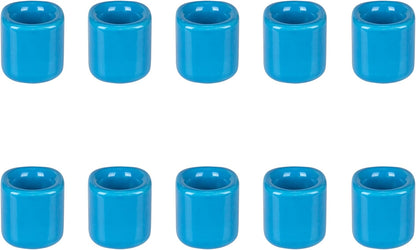 Mega Candles 5 pcs Black 1/2 Inch Diameter Ceramic Chime Ritual Spell Candle Holders, Great for Casting Chimes, Meditation, Rituals, Spells, Vigil, Witchcraft, Wiccan Supplies