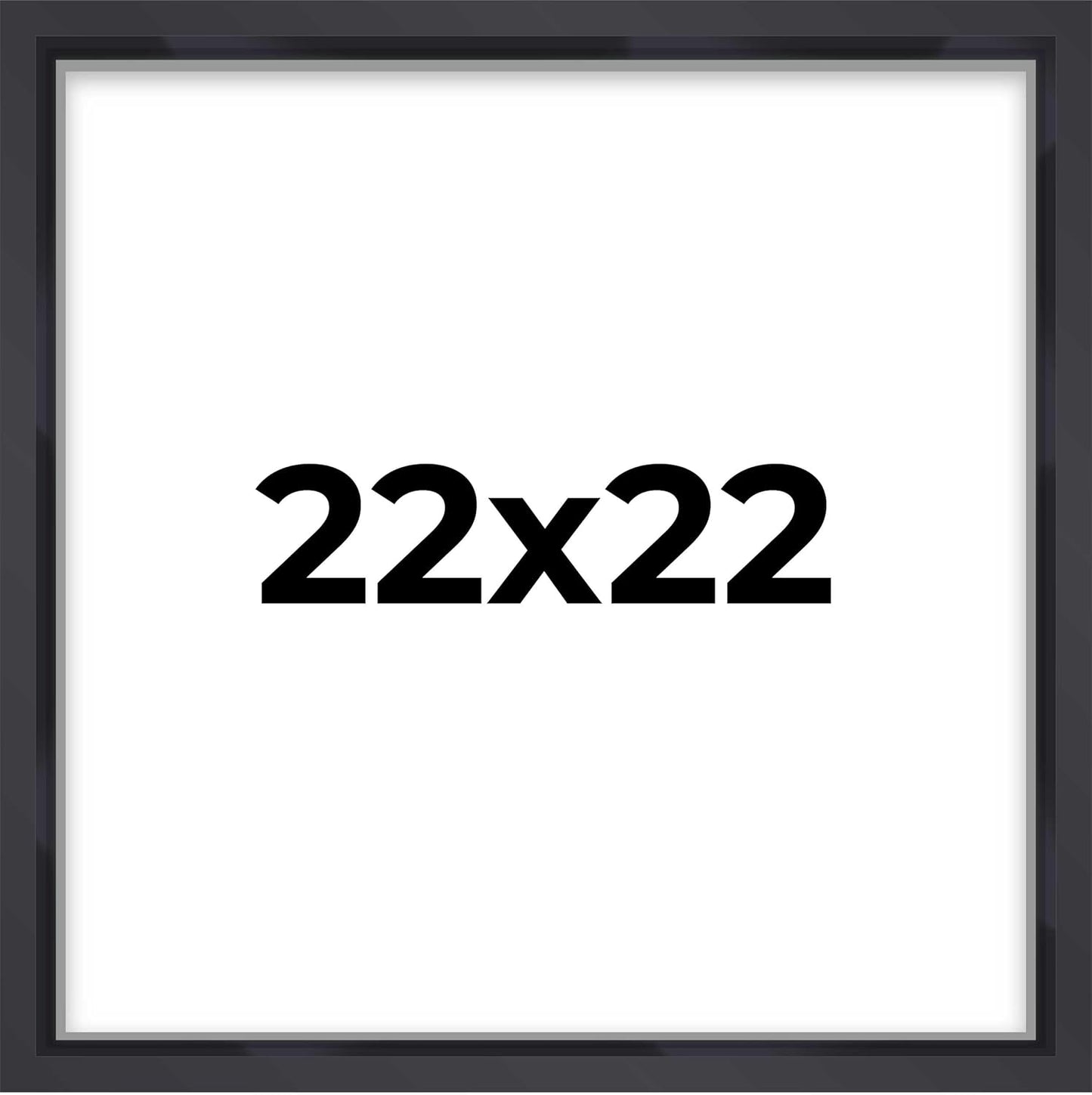 14x14 Shadow Box Black | 3/4" Depth of Usable Space | Solid Wood Pine | Includes UV Resistant Acrylic Plexiglass, Acid-Free Backing & Hanging Hardware | Made to Order in USA - Colors D