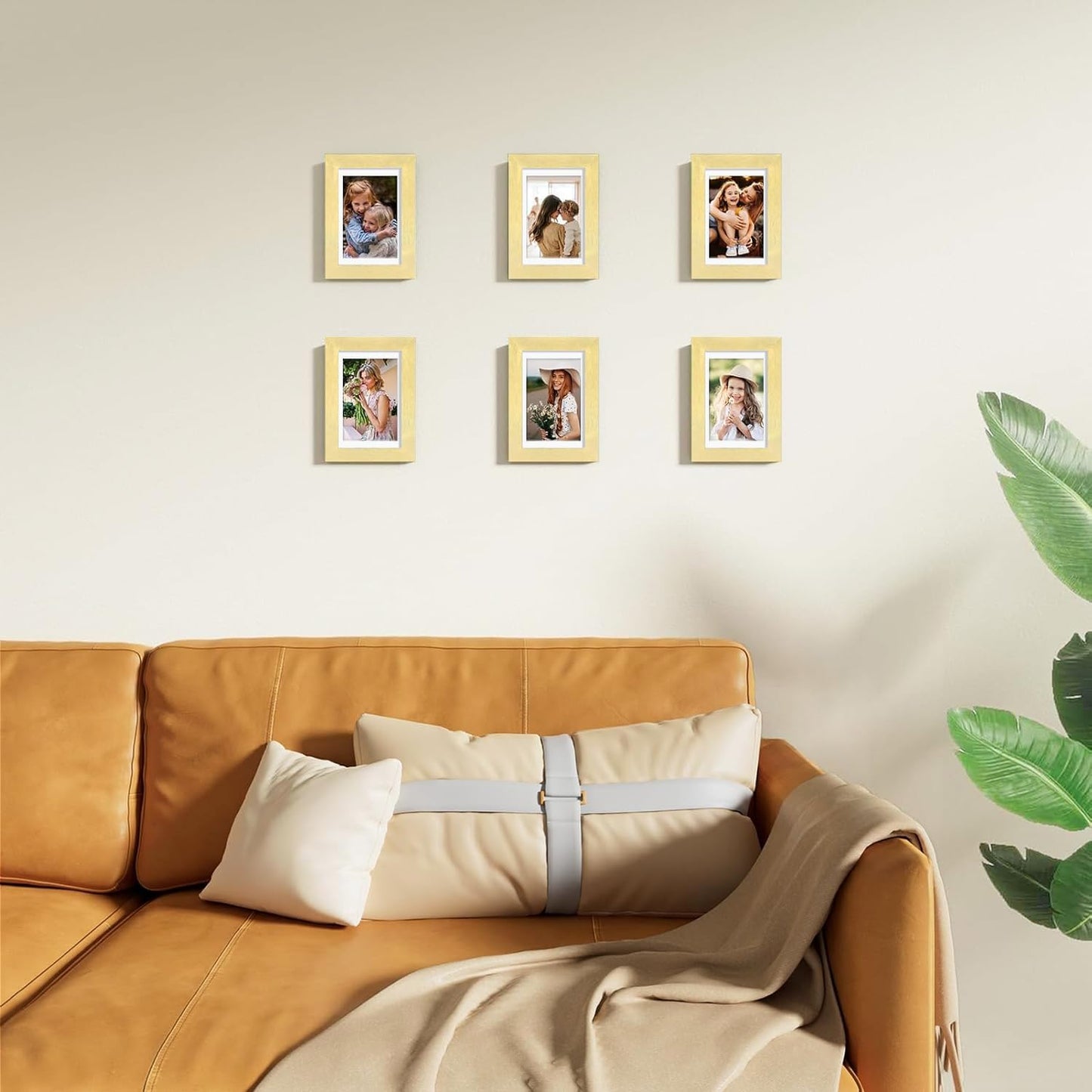 Vittanly 8x10 Picture Frames Set of 9, Shatter Resistant Plexiglass, Display 5x7 Pictures with Mat or 8x10 without Mat, Photo Frames for Wall or Tabletop, Engineered Wood, Black - Colors A