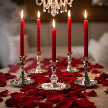 12-Pack Olive Green Taper Candles, 10 Inch Unscented Dripless Candlesticks, Long-Lasting Burn Time of 7-8 Hours, Perfect for Christmas Home Décor Spring and St. Patrick's Day