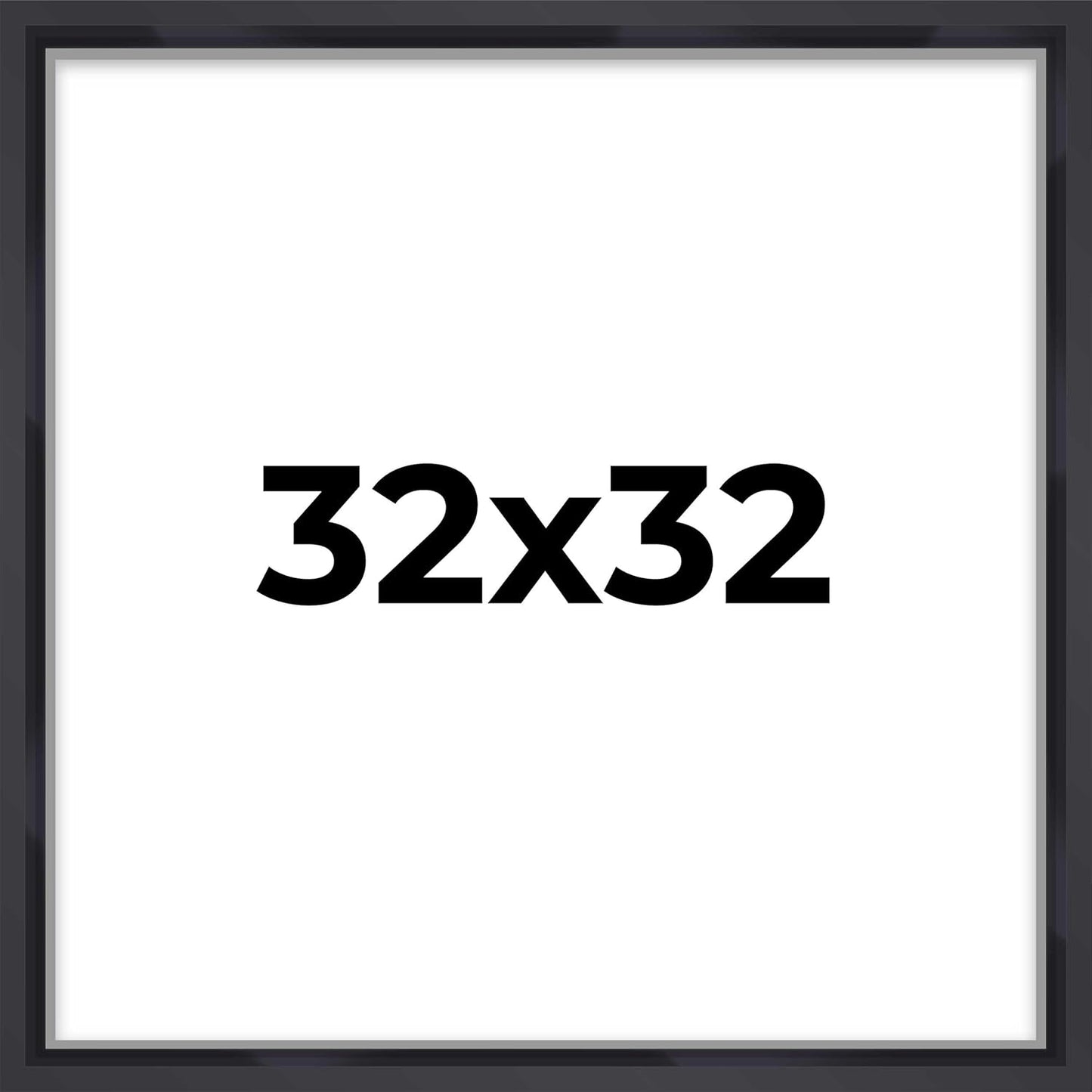 14x14 Shadow Box Black | 3/4" Depth of Usable Space | Solid Wood Pine | Includes UV Resistant Acrylic Plexiglass, Acid-Free Backing & Hanging Hardware | Made to Order in USA - Colors A