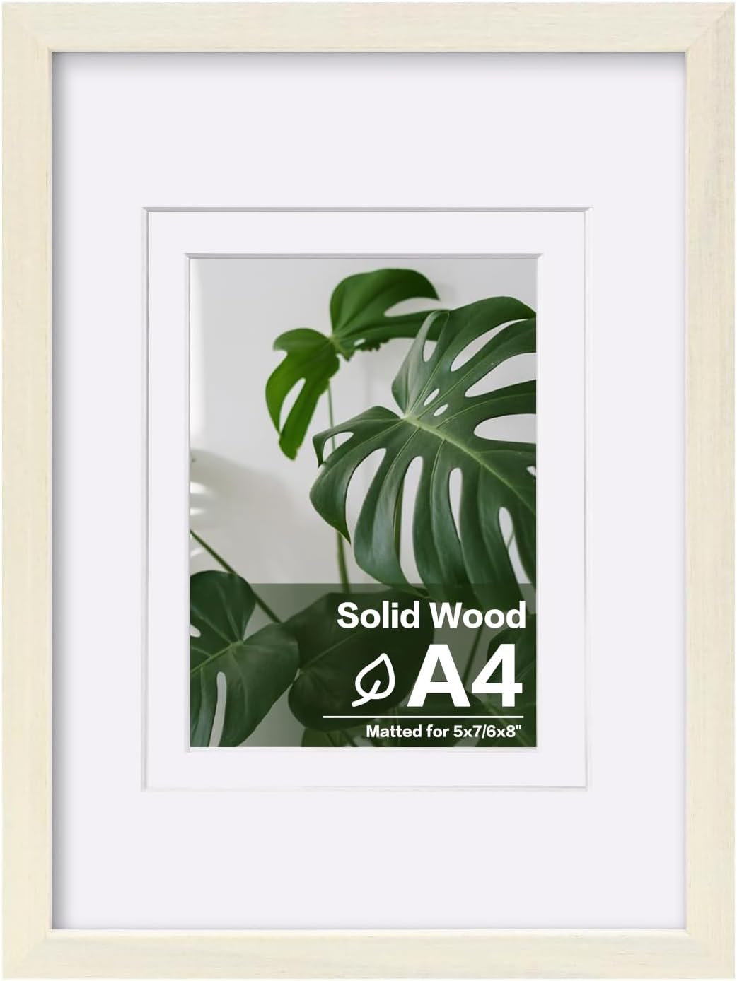 Egofine 12x16 Picture Frame Black, Covered by Plexiglass Made of Solid Wood, Display Pictures 9x12 and 11x14 with Mat or 12x16 Without Mat, for Wall Mounting Photo Frame - Colors A