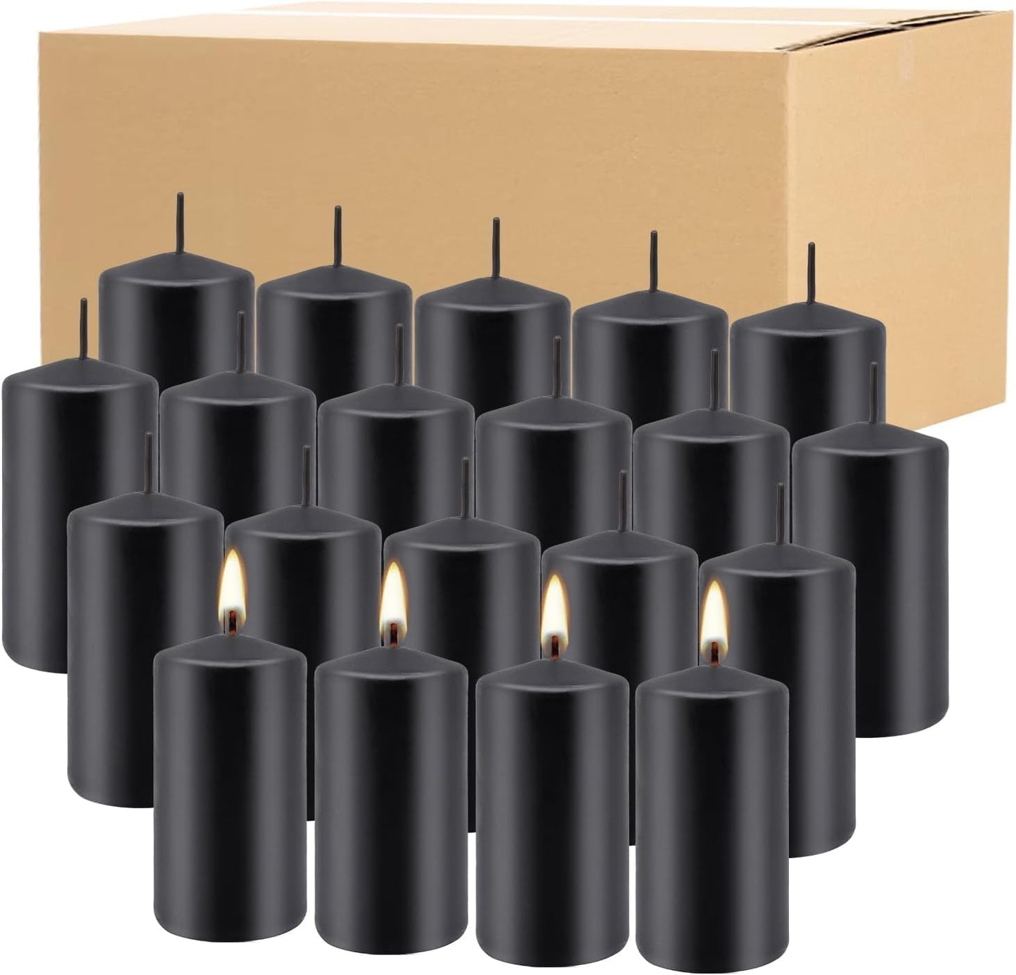 YOROXRG 40 Pack Spell Chime Candles-4 Inch Multi-Colored Taper Candles Sticks-for Home Decor Kitchen Decor Wedding Decoration-10 Colours