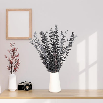 Tavkite 16 Pcs Dried Eucalyptus Stems, 17'' Natural Fresh Eucalyptus Leaves Branches Hanging for Shower, Preserved Real Plant Live Greenery for Home SPA Wall Bathroom Wedding Party Vase Decor