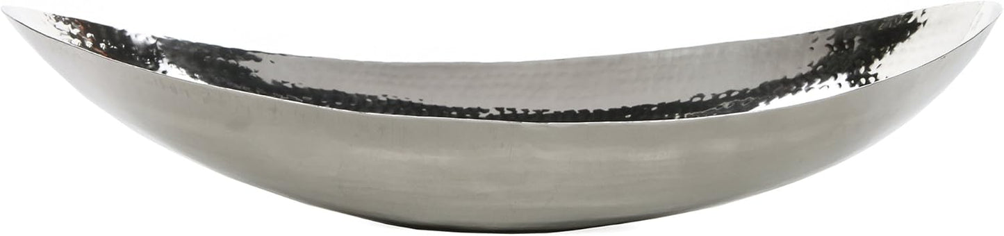 Hosley 5.75 Inch Diameter Silver Finish Metal Bowl, Ideal for Potpourri, LED Candles, Weddings, Special Events, Center Pieces, Craft. Use Decor to Coordinate O3