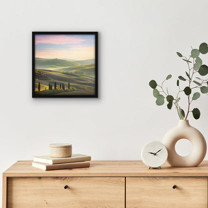 Americanflat 24x36 Poster Frame with Polished Plexiglass - Streamline Collection - Thin Border Picture Frame for Wall Display - Hanging Hardware Included - Black - Colors A