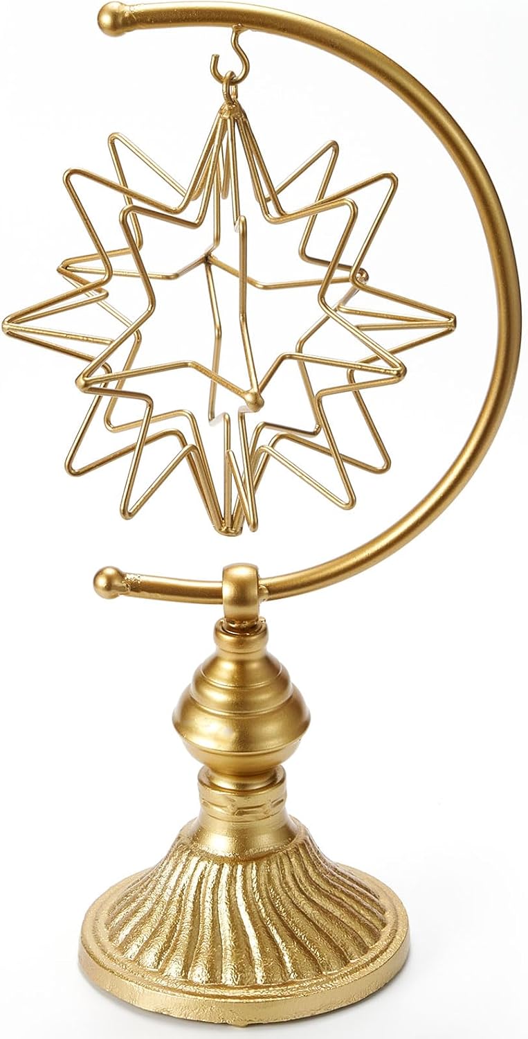 HLQMFHT 7 inches Metal Geometric Abstract Sculpture， Metal Geometric Sculpture Decor Sphere, Tabletop Decor for Living Room,Study,Bedroom,Modern Home Decor Accents