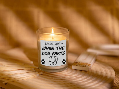 Pug Gifts & Decor, Dog Mom Gifts for Women, Dog Farts Candle, Pet Friendly Lavender Scented Candle