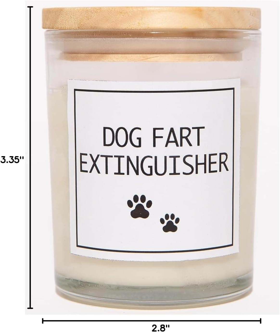 Pug Gifts & Decor, Dog Mom Gifts for Women, Dog Farts Candle, Pet Friendly Lavender Scented Candle