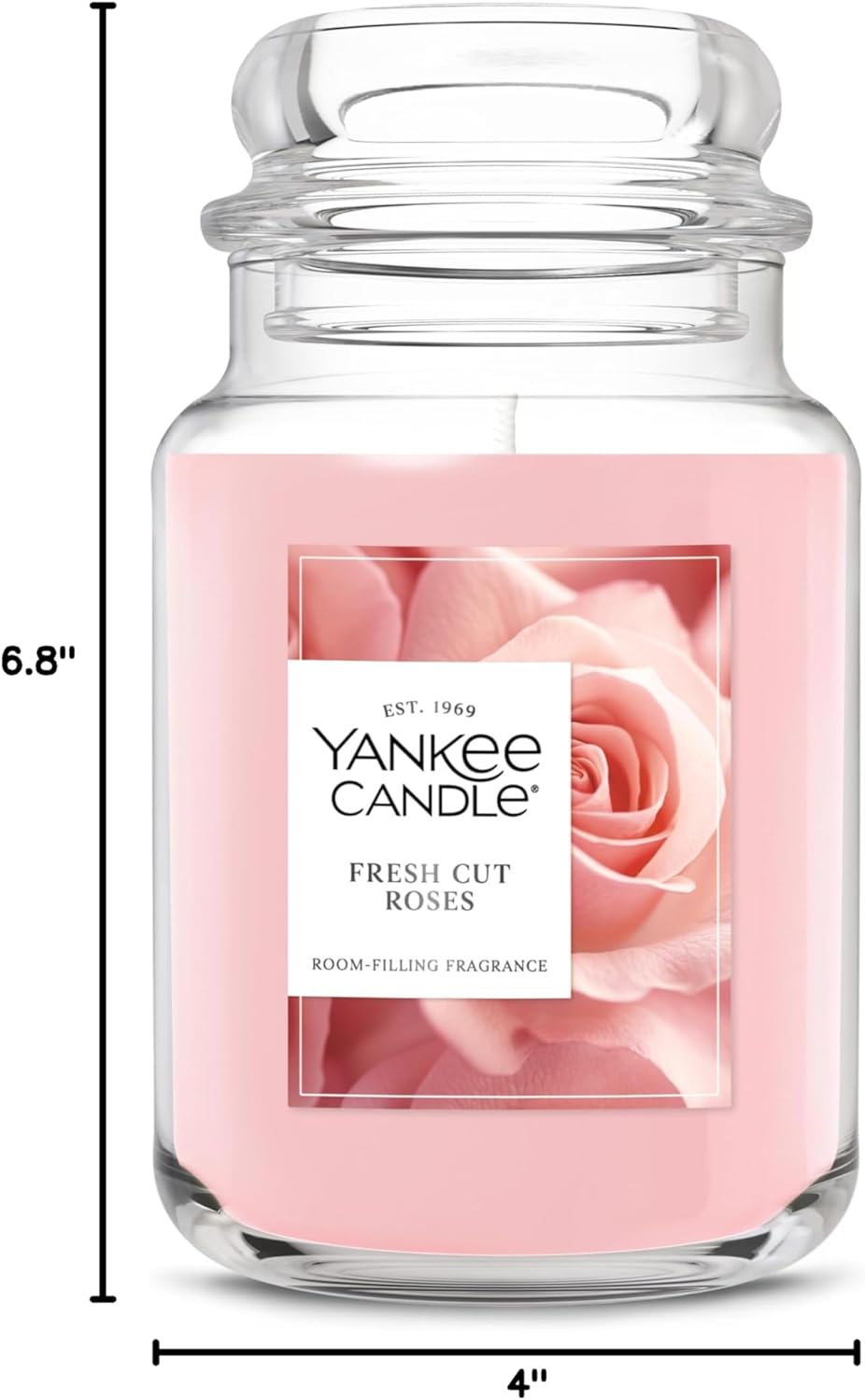 Yankee Candle Lilac Blossoms Scented Candle, 22oz Large Jar with up to 150 Hour Burn Time, Giftable, Birthdays