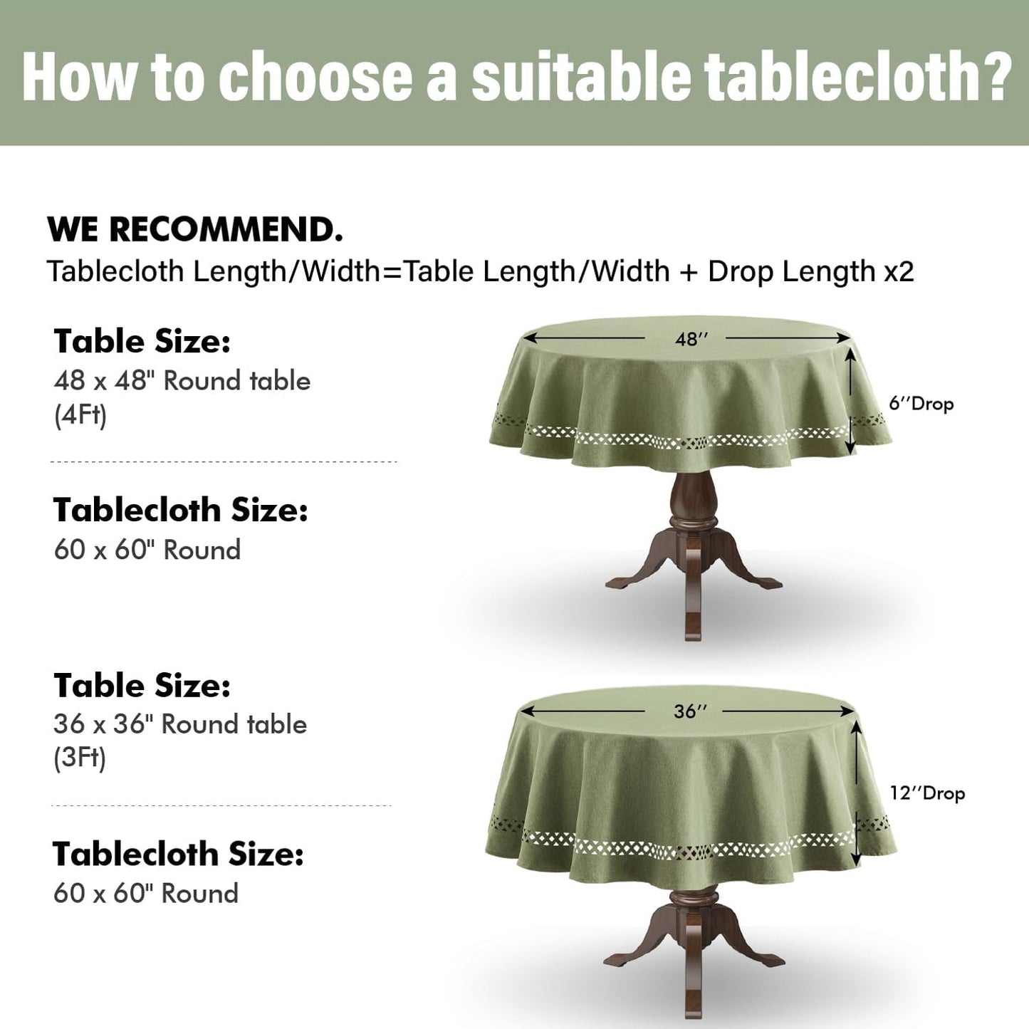MIULEE Beige Rectangle Linen Polyester Tablecloth with Decorative Cutouts Spring Waterproof Stain Resistant & Shrink-Proof Table Cloth 52x70 inch Farmhouse Style for Dining Wedding and Outdoor