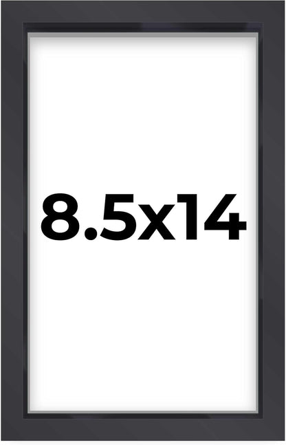 14x14 Shadow Box Black | 3/4" Depth of Usable Space | Solid Wood Pine | Includes UV Resistant Acrylic Plexiglass, Acid-Free Backing & Hanging Hardware | Made to Order in USA - Colors G