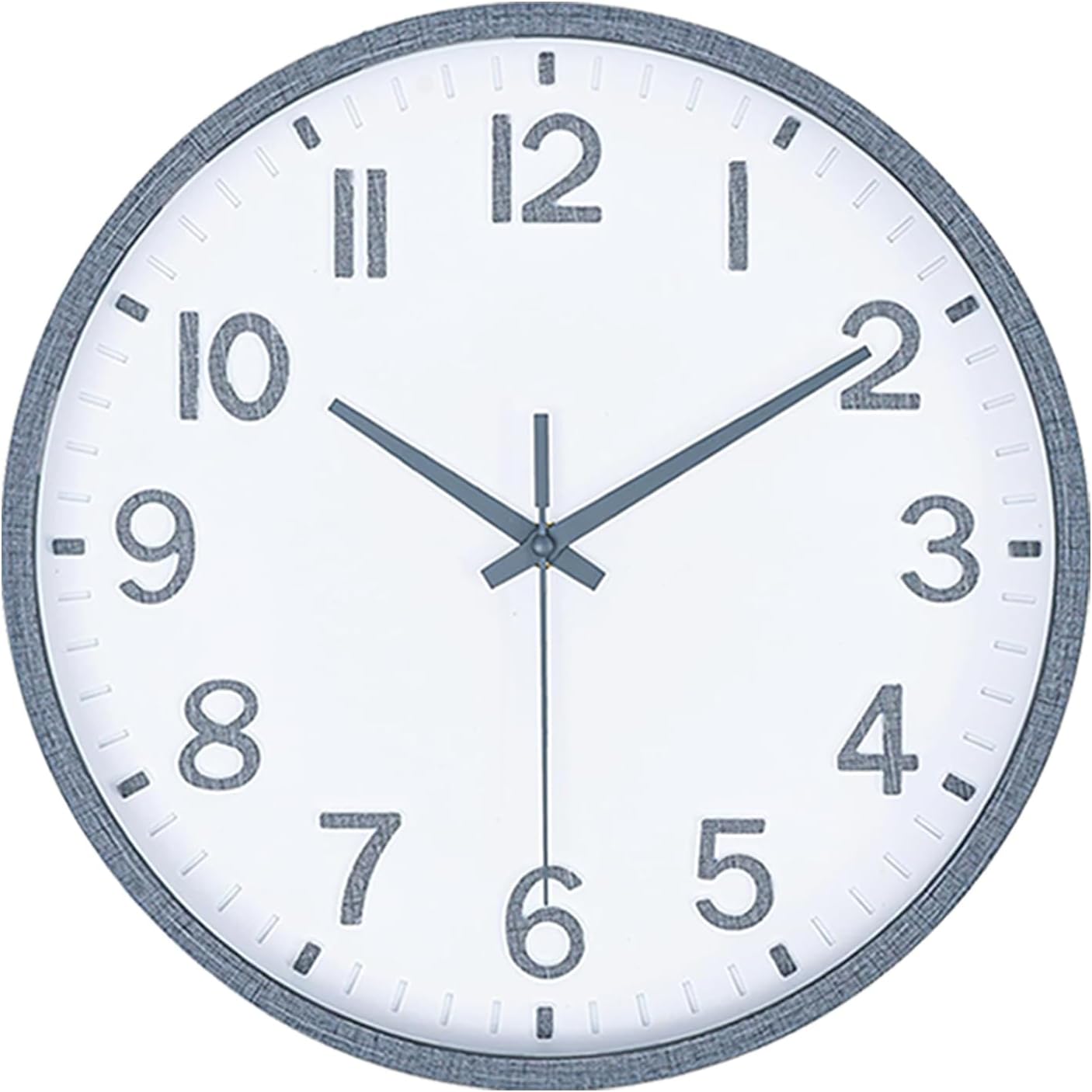 Wall Clocks Battery Operated 8 inch Modern Wall Clock,Silent Non Ticking Wall Clock for Living Room Bedroom Kitchen Office Classroom Decor (Green White)